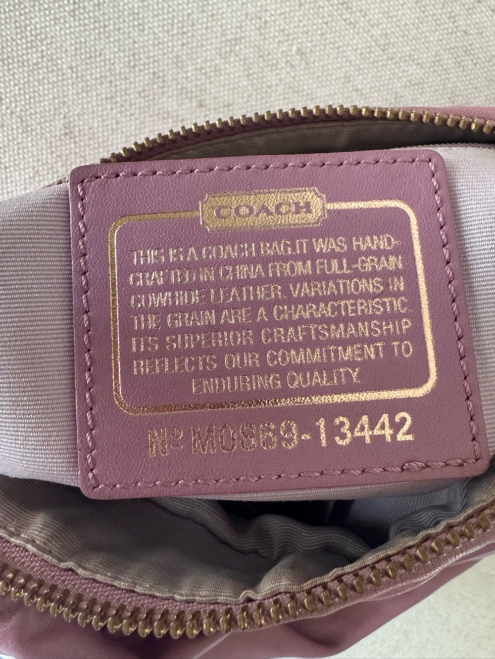 Coach Parker VTG Barbie Pink Shoulder Y2K Leather Shoulder HandBag Purse #13442 - Picture 17 of 17